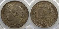 Coins of France 1793-1959 5 Francs 5 Francs G.719 Cérès 1849 BB (Strasbourg) PCGS-AU58 SUP -