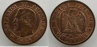 Coins of France 1793-1959 1 Centime 1 Centime G.86 Napoléon III tête nue 1854 BB (Strasbourg) SUP/FDC -