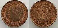 Coins of France 1793-1959 2 Centimes 2 Centimes G.103 Napoléon III tête nue 1856 K (Bordeaux) SUP/FDC -