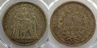Coins of France 1793-1959 5 Francs 5 Francs G.745 Hercule 1873 A (Paris) PCGS-MS65 FDC -