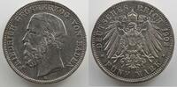 German coins 5 Mark Grand Duchy of Baden Friedrich I (1856-1907) 5 Mark 1902 G TB+/TTB -