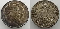 German coins 2 Mark Grand Duchy of Baden Friedrich I (1856-1907) 2 Mark 1906 Noces d'or/Zur goldenen Hochzeit SUP -