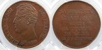 Coins of France 1793-1959 5 Francs 5 Francs G.646 Charles X visite sa monnaie de Lille 1827 Visite de la Monnaie de Lille cuivre PCGS-SP63BN SUP/FDC -