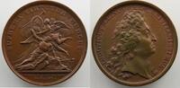 Tokens and Medals bronze Medals of Louis XIV Année 1715 MAUGER/Duvivier La mort du Roi bronze 41mm SUP/FDC -