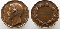 Tokens and Medals Numismatique de l'Agriculture Horticulture CAQUE Médaille en cuivre NAPOLEON III Préfecture d'Ille-et-Vilaine FDC -