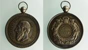 World coins Belgium Medals HART Léopold II Médaille en argent avec bélière Société agricole, section d'Hérinnes 1882 SUP -