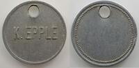 Tokens and Medals Mining Numismatics Seltz K. EPPLE SVI, alu, troué, uniface TTB -