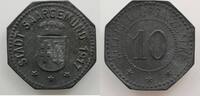 Emergency coins from Alsace-Lorraine SAARGEMUND (Sarreguemines) (57) Stadt 10 (pf) 1917 Zinc TTB -