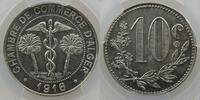 French colonial coinage 10 Centimes Algeria Alger, Chambre de Commerce Lec.135 10 Centimes 1916 aluminium PCGS-MS64 pr.FDC -