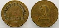 Emergency coins from Alsace-Lorraine SCHILTIGHEIM (67) Conservenfabrik 2 (pf) Laiton 24,5 mm TTB -