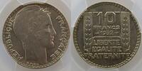 Coins of France 1793-1959 10 Franken 10 Francs G.801 Turin 1932 PCGS-MS63 SUP/FDC -