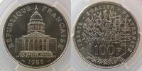 Coins of France 1959-2001 100 Francs 100 Francs G.898 Panthéon 1986 PCGS-MS67 FDC -