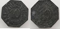 German emergency coins 10 Pf Nürnberg (Bayern) G.C. Prückner Hoflieferant 10 Pf Zinc 21mm SUP -