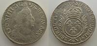 Royal coins of France Demi-Ecu Louis XIV (1643-1715) G.185 Demi-Ecu aux Palmes 1694 AA réf. (Metz) TTB -