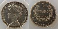 Luxembourg coins 1 Franc Marie-Adelaïde (1914-1919) 1 Franc 1914 Essai en argent PCGS-SP63 SUP/FDC -