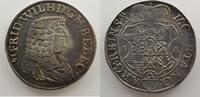 German coins 2/3 Thaler Brandenburg Frederick William I (1640-1688) 2/3 Thaler 1676 Halberstadt TTB -
