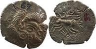 Celtic coins Statère Coriosolites CORIOSOLITES (région de Corseul Côtes dArmor) Statère de billon à la lyre, classe Va au nez orné TTB -