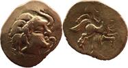 Celtic coins Statère Pictones PICTONS (région du Poitou) Statère d'électrum à la main TTB/TTB+ -