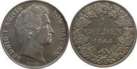 German coins Gulden Kingdom of Bavaria Louis I (1825-1848) Gulden 1844 TTB -