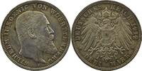 German coins 3 Mark Kingdom of Wurttemberg William II (1891-1918) 3 Mark 1912 F SUP/FDC -
