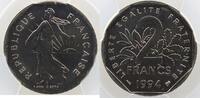 Coins of France 1959-2001 2 Francs 2 Francs G.547 Semeuse 1994 abeille PCGS-MS66 FDC -