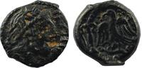 Celtic coins Bronze Carnutes CARNUTES (région de Chartres / Loire Moyenne) - Bronze PIXTILOS à loiseau dans le temple, Classe VIII TB+/TTB -