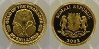 World coins 50 Shillings Somalia 50 Shillings 2002 Gold of the Pharaons PCGS-PR70DCAM BE -