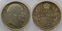 World coins India British India Roupie Edouard VII 1906 (C) PCGS-AU55 TTB+/SUP -
