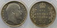 World coins India British India Roupie Edouard VII 1909 (C) PCGS-MS62 SUP/FDC -
