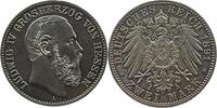 German coins 2 Mark Grand Duchy of Hessen Louis IV (1877-1892) 2 Mark 1891 A SUP/FDC -