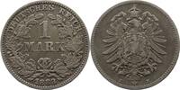 German coins 1 Mark Empire Allemand (1871-1919) Guillaume I (1871-1888) 1 Mark 1883 E TB -