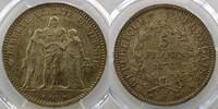Coins of France 1793-1959 5 Francs 1876 A 5 Francs  G.745  Hercule  1876... 100,00 EUR  Excl. 7,00 EUR Verzending
