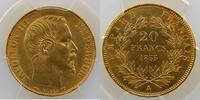 French gold coins 20 Francs 1855 A 20 Francs  G.1061  20 Francs Nap.III,... 700,00 EUR Gratis verzending