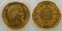 French gold coins 20 Francs 1860 A 20 Francs  G.1061  20 Francs Nap.III,... 750,00 EUR Gratis verzending