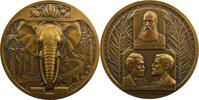World coins bronze Congo Medals Médaille en bronze Aux créateurs des Congo belge et français 1885-1935 SUP -