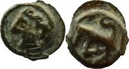Celtic coins Potin Turons TURONS (région de Tours) Potin « à la petite tête bouclée » TTB -