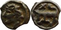 Celtic coins Potin Turons TURONS (région de Tours) Potin « à la petite tête bouclée et à la croisette », classe I TTB -
