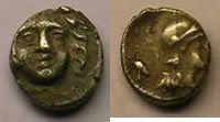 Greek coins Carian Islands Halikarnasse Trihémiobole TB+/TTB -