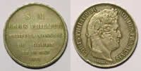 Coins of France 1793-1959 5 Francs 5 Francs G.679 Rouen, 18 mai 1831 1831 argent TTB -