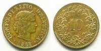 World coins 10 Rappen Switzerland Swiss Confederation 10 Rappen 1919 B TB+/TTB -
