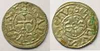 Carolingian coins Denier Charles the Bald (840-877) Toulouse Denier TTB -