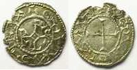 Carolingian coins Denier Charles the Bald (840-877) Laon Denier TB+/TTB flan ébrêché -