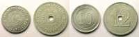 World coins Belgium Emergency coins Gand / Gent Samenwerkende Maatschappij Série de 2 jetons TTB/TTB+ -