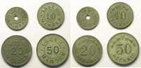 German emergency coins 50 Pf Minden (Rheinprovinz) Lager Minden 1, 10, 20, 50 Pf TTB -