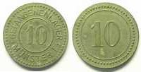 German emergency coins Münster (Westfalen) Gefangenenlager Münster I. 10 (Pf) TTB -