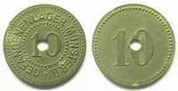 German emergency coins Münster (Westfalen) Gefangenenlager Münster II 10 (Pf) TTB -