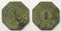 German emergency coins Berlin (Brandenburg) Westf.-Anh.-Sprengstoff- A.G. 1 (Pf) TB+/TTB -
