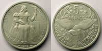 French colonial coinage 5 Francs New Caledonia Lec.70 5 Francs 1952 Essai SUP -