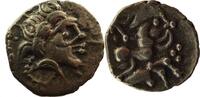 Celtic coins statère Namnètes NAMNÈTES (région de Nantes) - Quart de statère en électrum à lhippophore, variante aux trois annelets TTB+ -