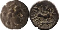 Celtic coins Statère Baïocasses Statère de billon au sanglier enseigne, au profil figuratif TTB -